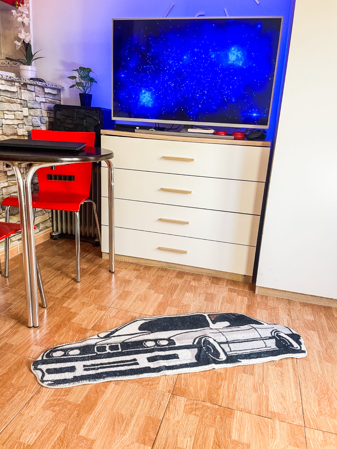 Alfombra para amantes del motor