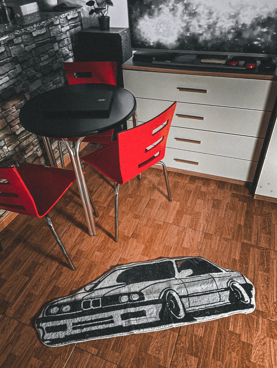 Alfombra para amantes del motor